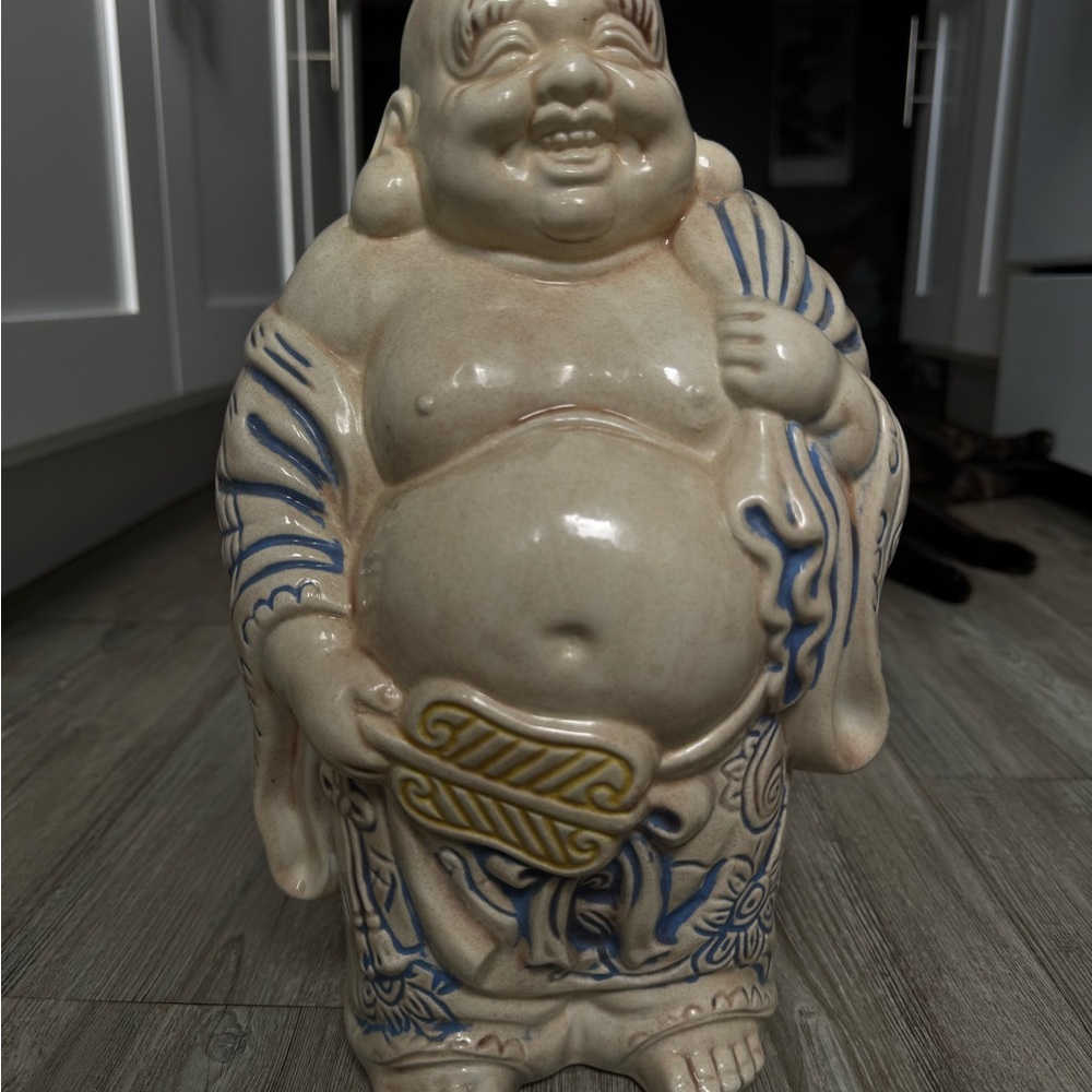 Vintage 1974 hand made HAPPY BUDDHA “JIM DANDY”